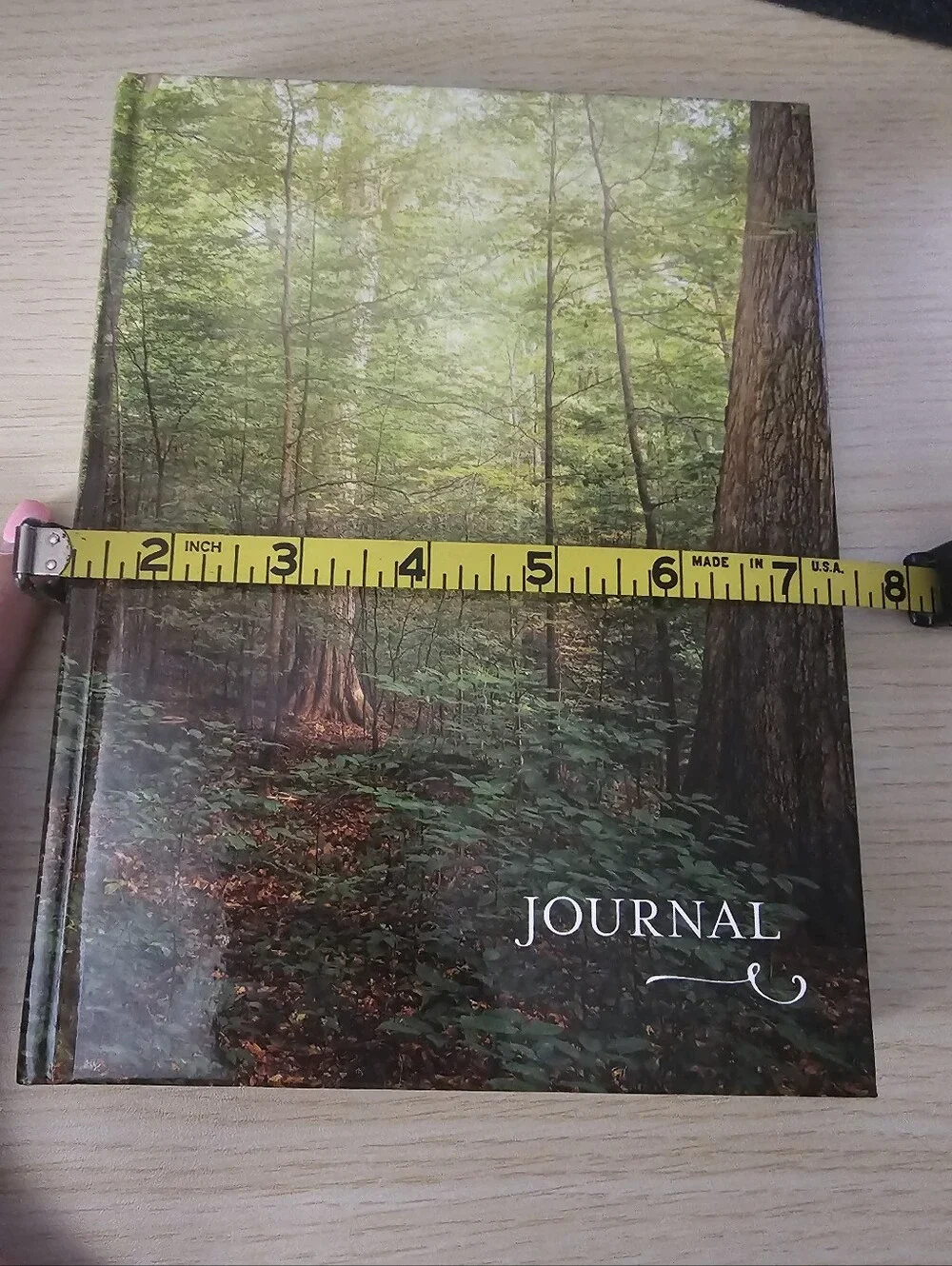 Scenic Forest Hardcover Journal | 160 Lined Pages | Nature Writing Notebook